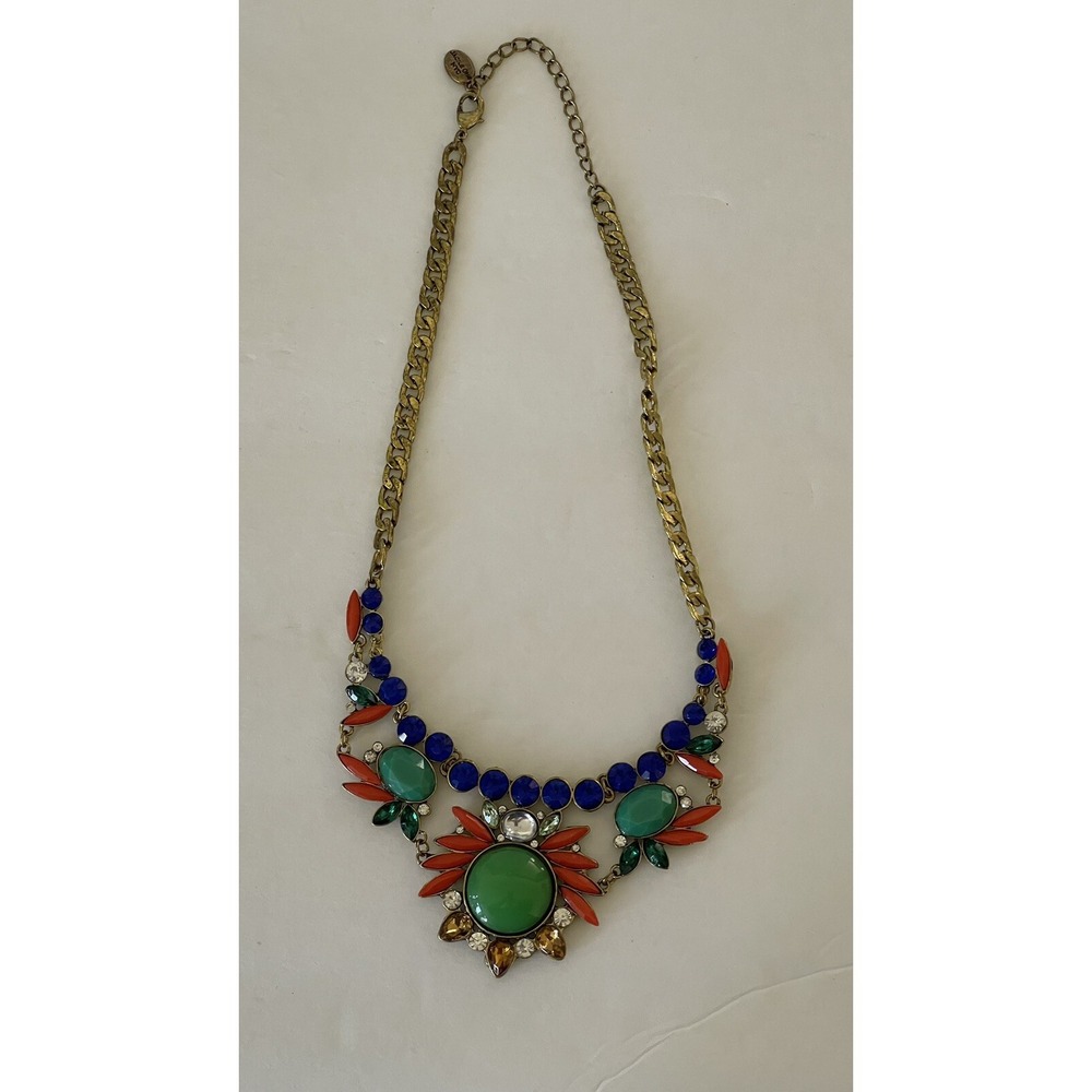 Jacke Ohs NYC Gold Tone Fashion Adjustable Necklace 18" Not Including Adjustable